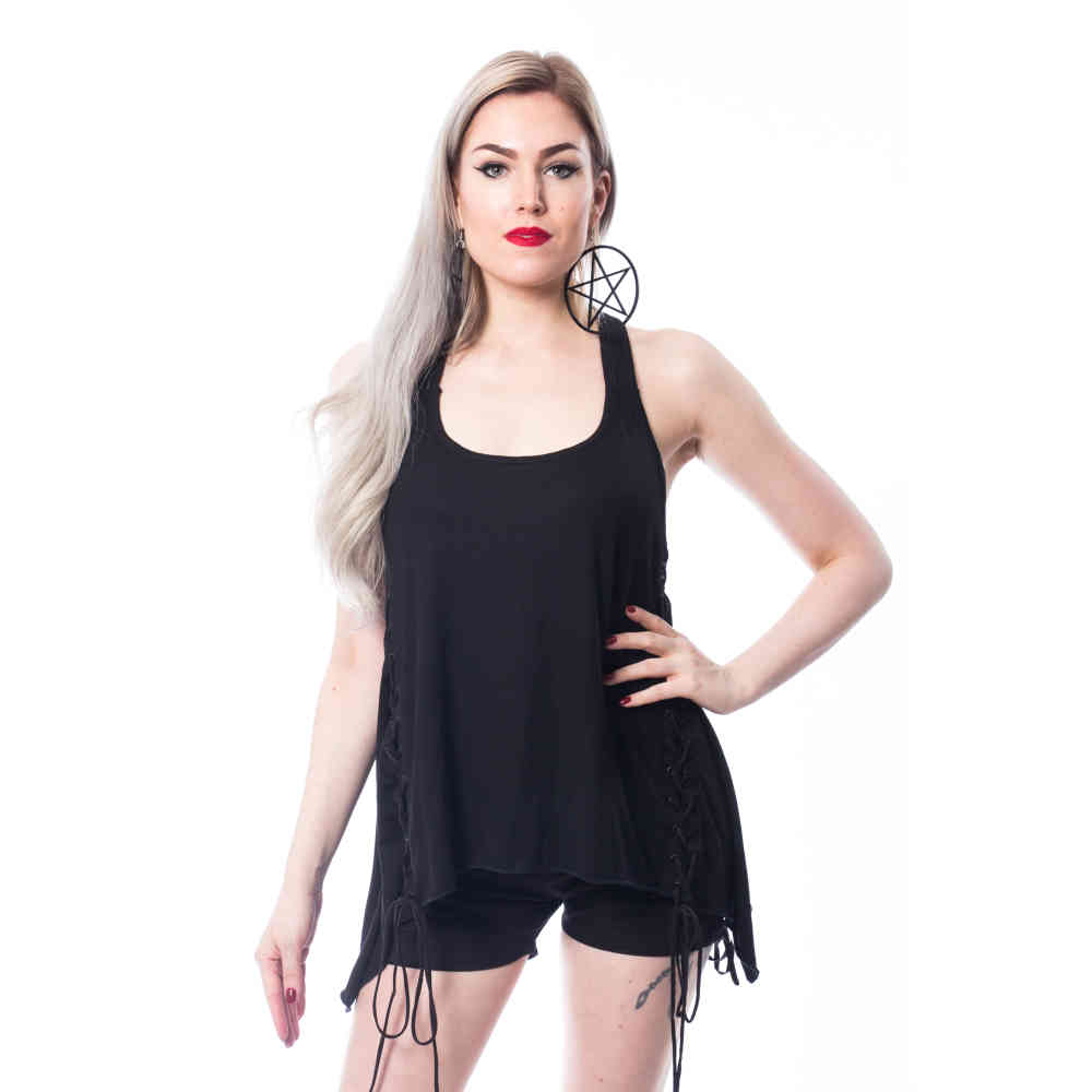 Chemical Black - CHAINA Sleeveless top - Black